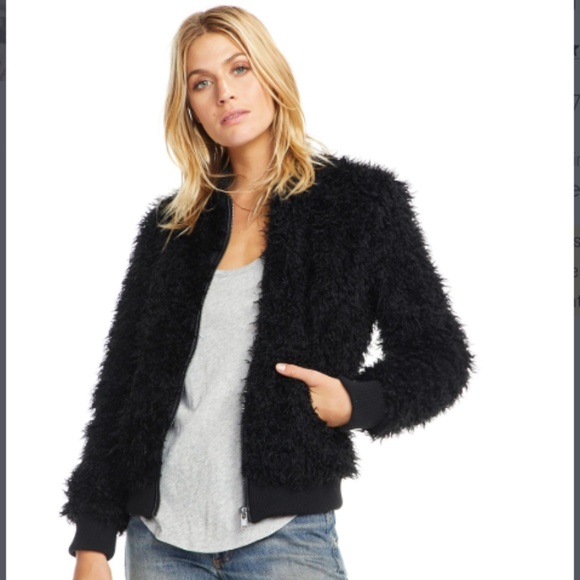Chaser FAUX LAMBY BOMBER JACKET -NEW! - Picture 1 of 5